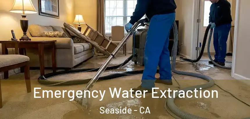 Emergency Water Extraction Seaside - CA
